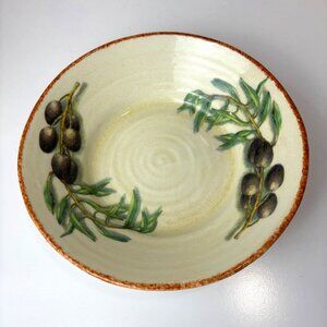 Williams-Sonoma Jardin Potager Olives Pasta Bowl Large 9.5” Made in Italy